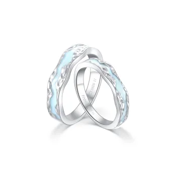 FANCI S925 Silver Enamel Rings Unisex