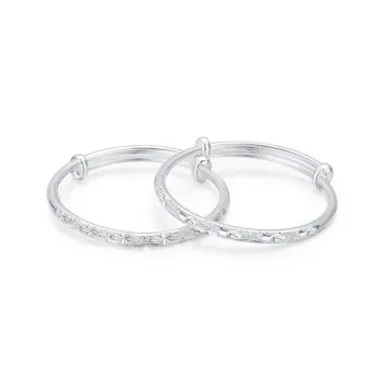 Zhongzhao Jewelry S999 Fine Silver Bangles Kids'