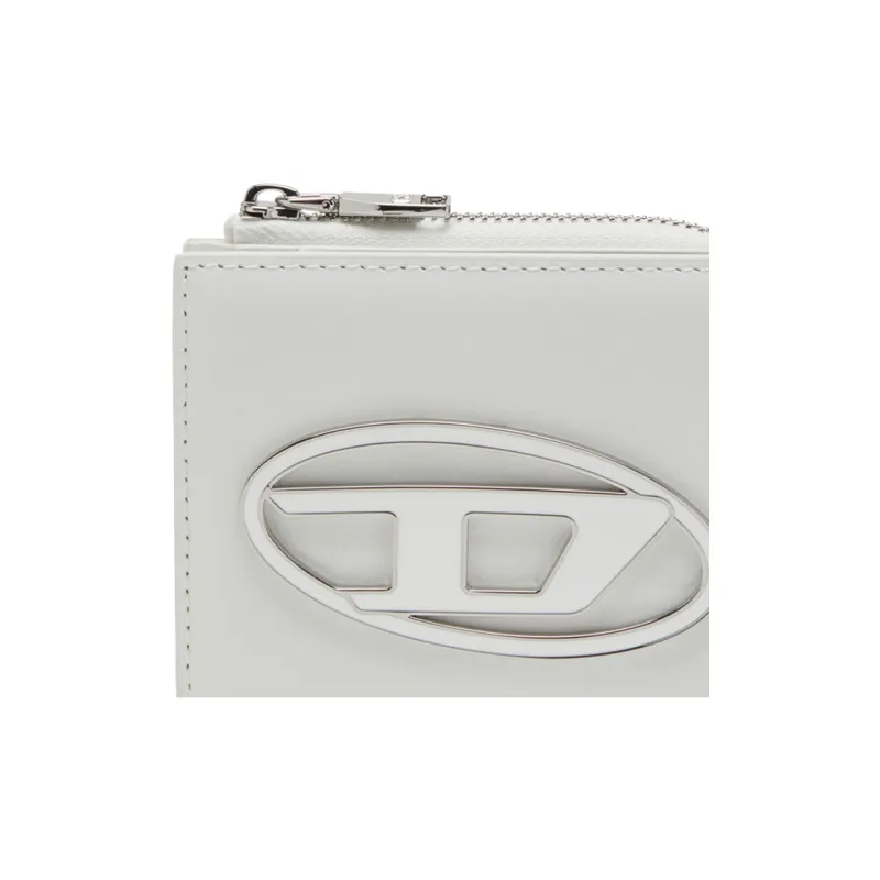 DIESEL Leather Wallet Women's White-4