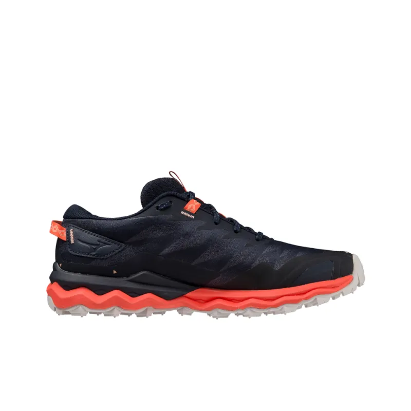 Mizuno Wave Daichi 7 Cushioned Slip Resistant Low Top Running Shoes Women's Black-1