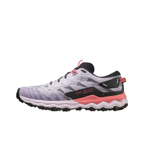 Mizuno Wave Daichi 7 Cushioned Slip Resistant Low Top Running Shoes Women's Light Purple