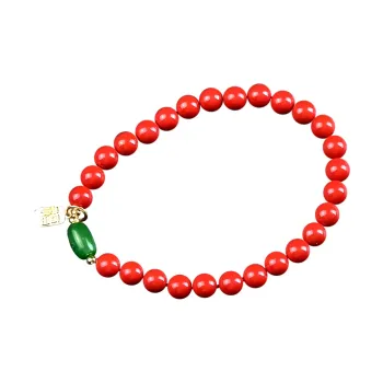Stone On The Line Cinnabar Bracelets Unisex