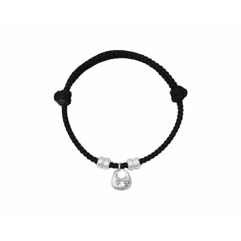 Muyan Alloy Peace Blessing Bracelet Unisex-1