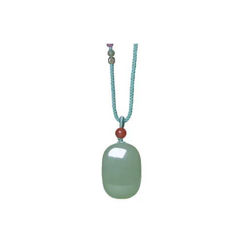 Ingenuity Hetian Jade Necklaces Pale Greenish White Jade Unisex