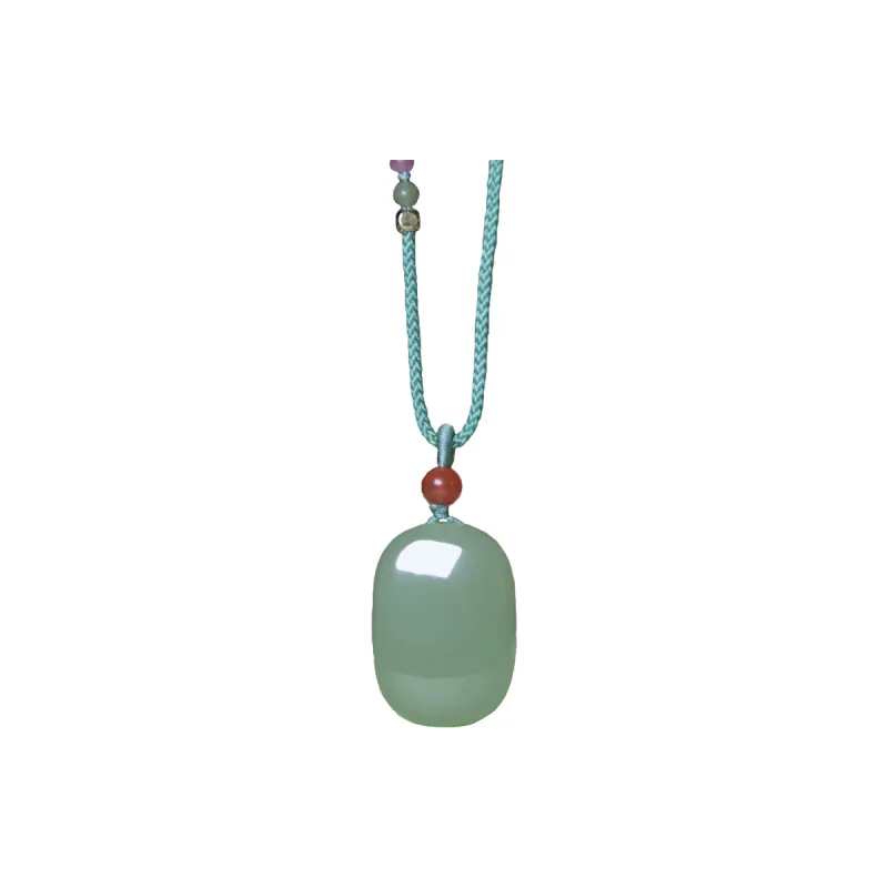 Ingenuity Hetian Jade Necklaces Pale Greenish White Jade Unisex-0
