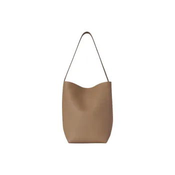 THE ROW N/S Park Leather Tote Bag, Shopping Bag, Shoulder Bag, Handbag Medium Size Women's Dark Taupe
