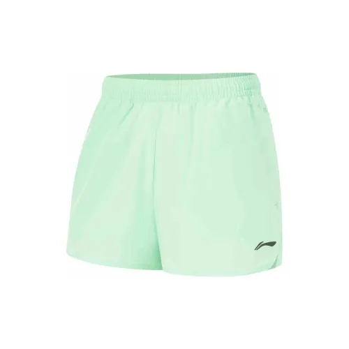 LiNing Running Collection Sports Shorts Women's Cooling Green