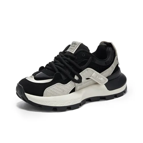La Chapelle Height Increasing Wear Resistant Low Top Chunky Sneakers Women's