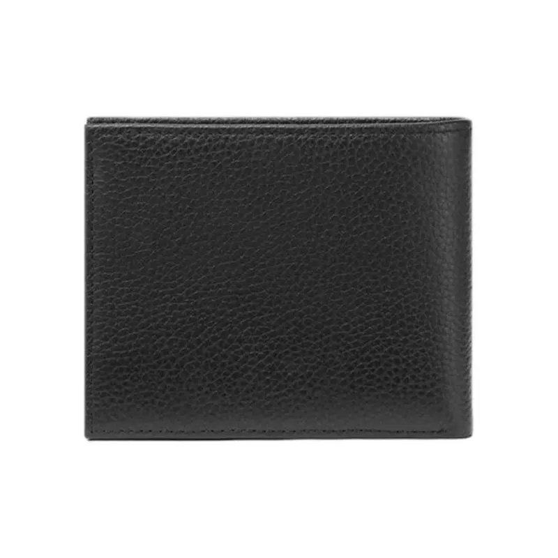 VERSACE JEANS Calfskin Wallet Men's Black-1
