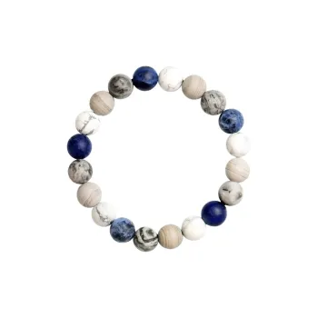 Baozhi Map Stone Bracelets Unisex
