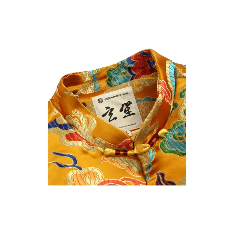 XUANSHENG Jackets Coats Men's Gold-3
