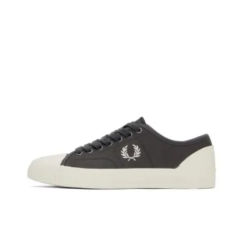 FRED PERRY Hughes Low-Top Skateboard Shoes Men's Black White