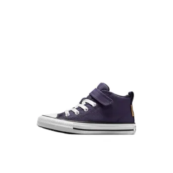 Converse Chuck Taylor All Star Anti-Kick Cushioning Mid-Top Kids Canvas Shoes Dark Purple Children Aged 3-7 Years Old