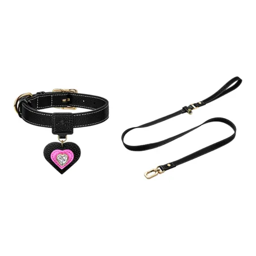 MARS MAIL Pet Collar Pendant With Retractable Leash Clothing Sets