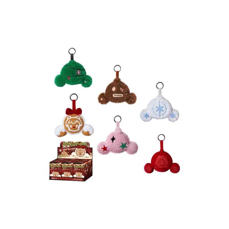 POP MART SKULLPANDA Wishing Time Collection Plush Charm Blind Box Products Single Mystery Box/Full Box 6 Pcs-0