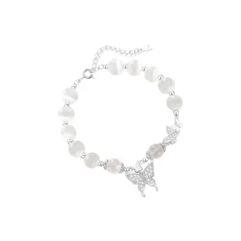 VANA 925 Sterling Silver Moonstone Bracelets Women's