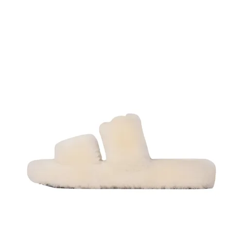 CELINE Slide Slippers Women's Beige