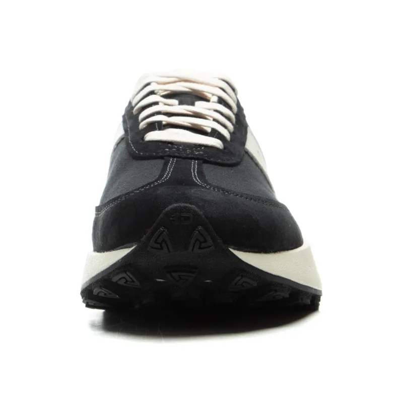 LiNing Wear Resistant Slip Resistant Mid Top Casual Shoes Unisex Black Beige-4
