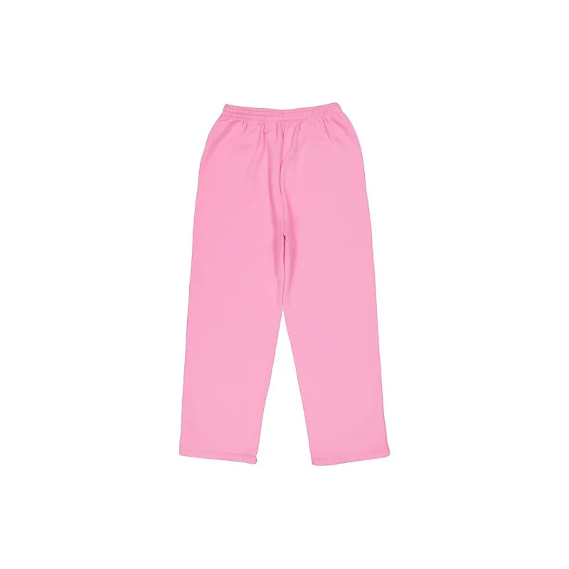 Balenciaga Knitted Sweatpants Loose Fit Women's Pink-1