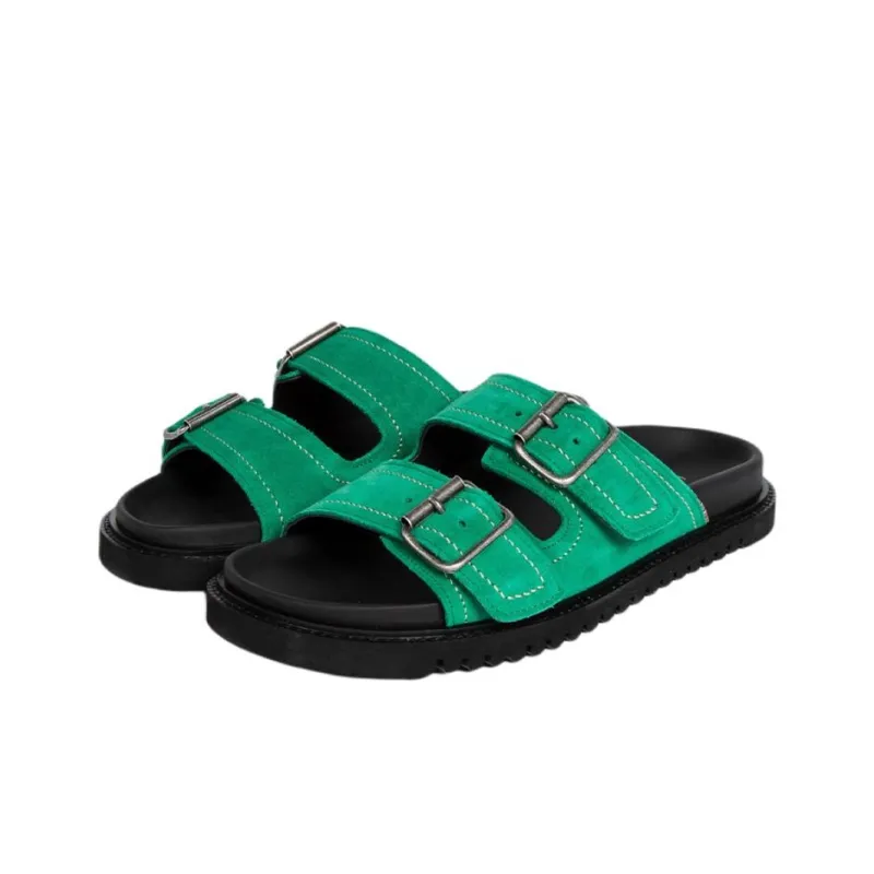 Paul Smith Phoeni Slide Slippers Women's Green-2