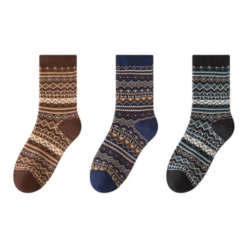 MIIOW Mid Calf Socks Men's Combo Set-7