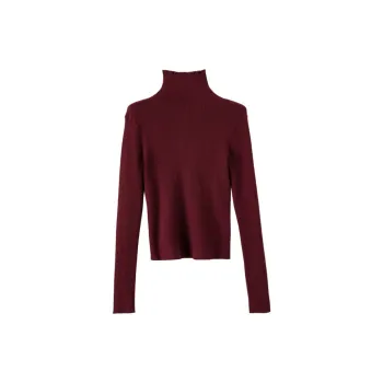 Late White Knitwear Women's Burgundy