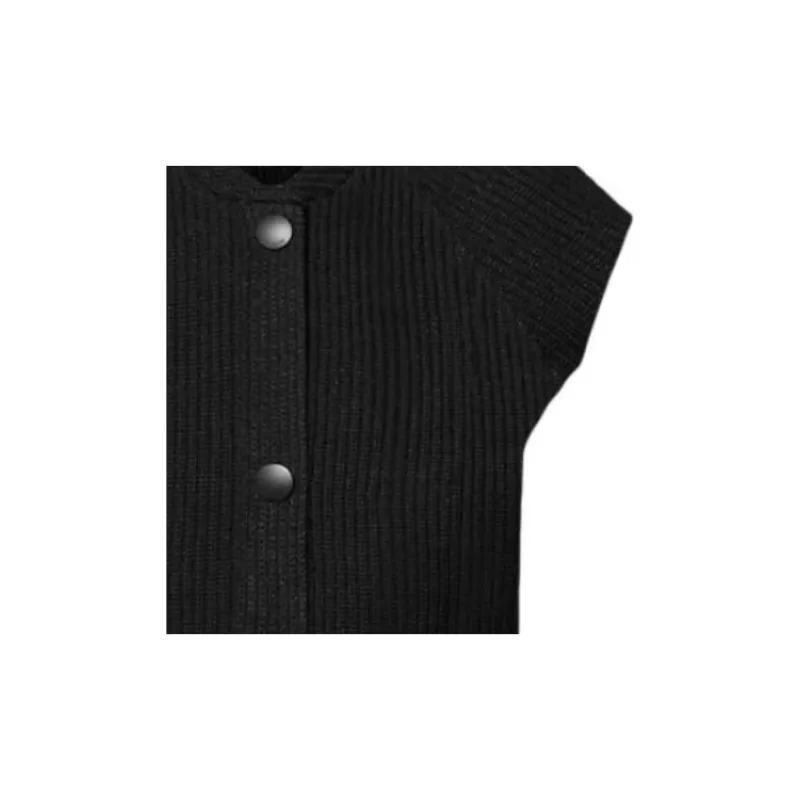 LOUIS VUITTON Sleeveless Ribbed Knit Cardigan-3