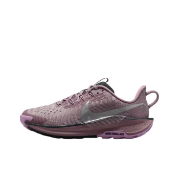Nike Pegasus Trail 5 Anti Slip Wear Resistant Low Top Kids' Running Shoes Plum Red Teenagers