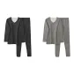 Men's 2 Set (Black+Light Gray)