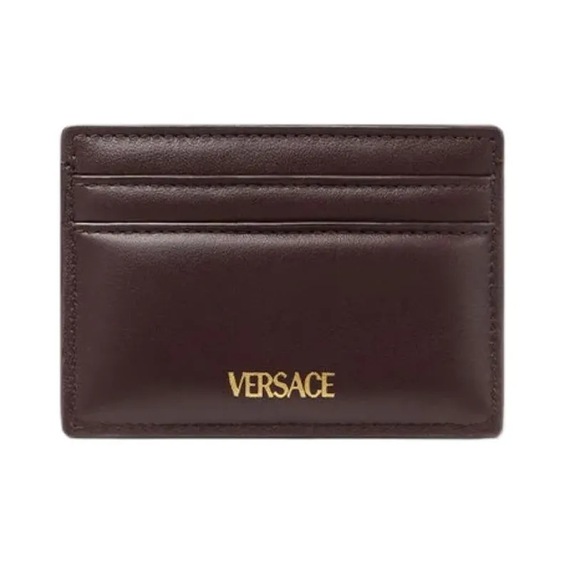 FANSIZHE MEDUSA BIGGIE Series Cow Leather Card Holder Men's Brown-1