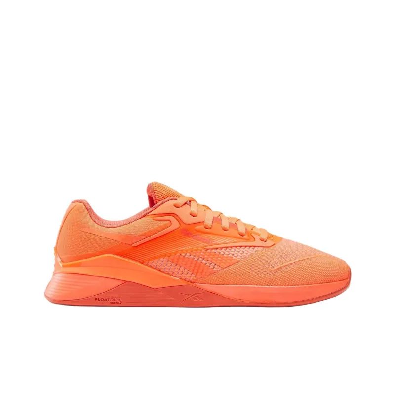 Reebok Nano X4 Anti-Slip Wear-Resistant Low-Top Training Shoes Unisex Orange-1