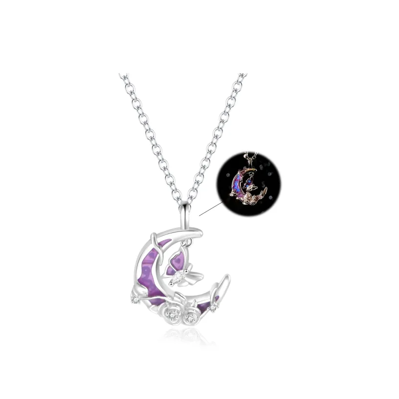 DVNRR S925 Silver Necklaces Women's-0