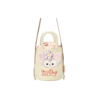 Disney Straw Woven Bucket Bag Portable Crossbody Bag Shoulder Bag Regular Women's Beige