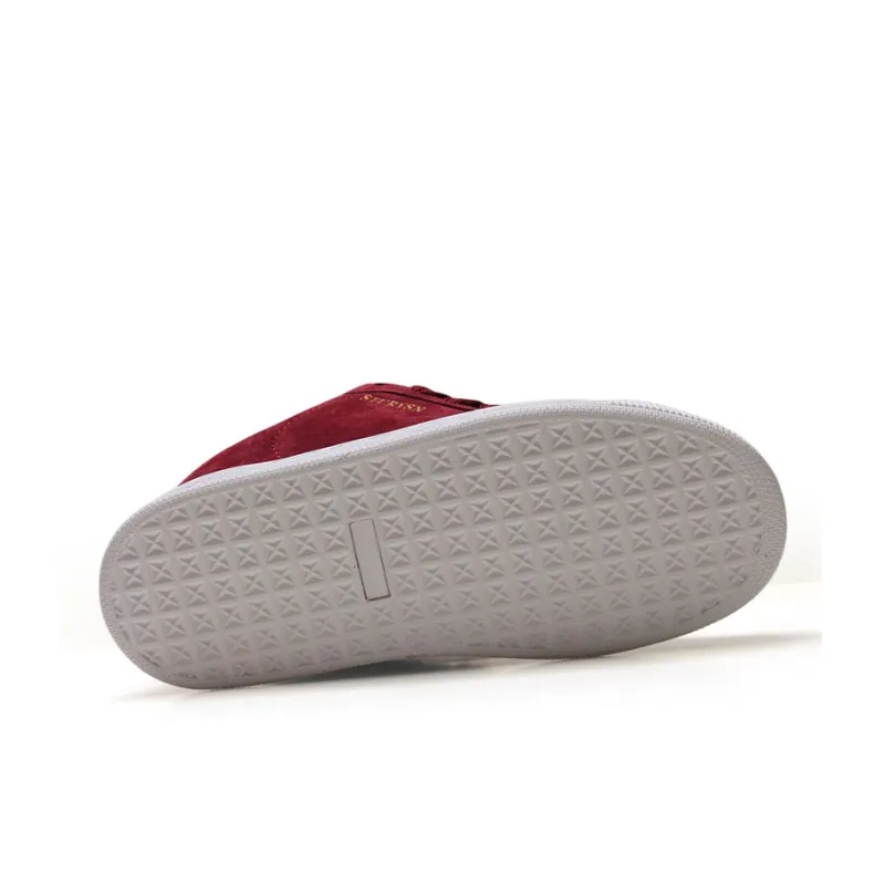 STUR YSN Low Top Skateboard Shoes Women's Burgundy-6