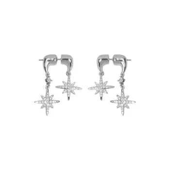 KING OF BLING Copper, Zircon Stud Earrings Unisex Year Of The Snake Good Luck