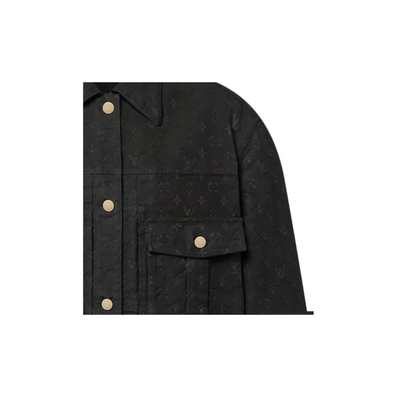 LOUIS VUITTON Monogram Jacquard Denim Jacket-5