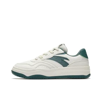 Anta Street Play 2 Lightweight Height Increasing Low Top Skateboard Shoes Men's White Green