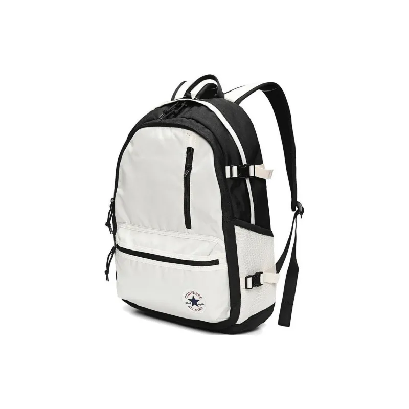 Converse Polyester Backpack Regular Unisex White & Black-2