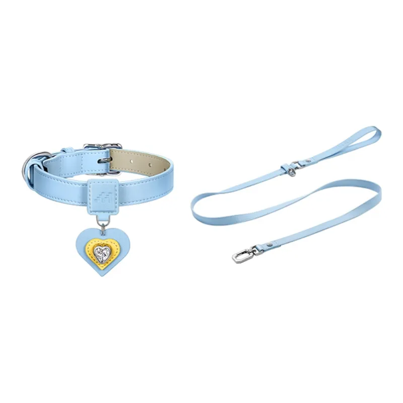 MARS MAIL Pet Collar Pendant With Retractable Leash Clothing Sets-12