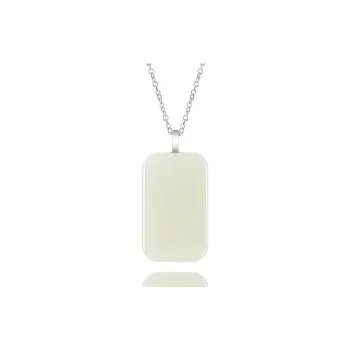 Royal Dragon Mirror Hetian Jade Necklaces Unisex
