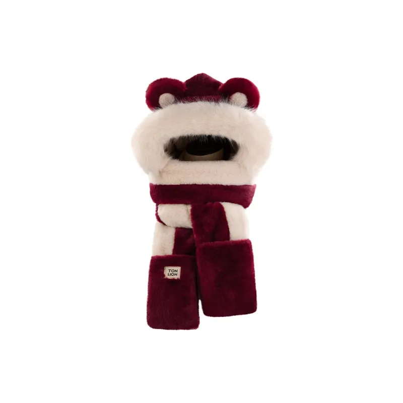 Tonlion Polyester Hoods & Plush Hats Unisex-1