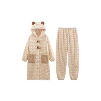 Sleeping Beauty Pajama Set Women's Apricot