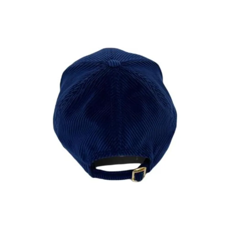 CELINE Triomphe Baseball Cap In Corduroy-4