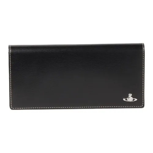 Vivienne Westwood Inside Color Cow Leather Wallet Men's Black