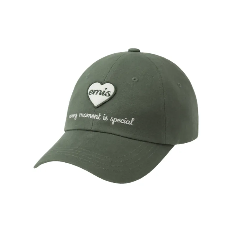 Emis Cotton Baseball Caps Unisex Green-2