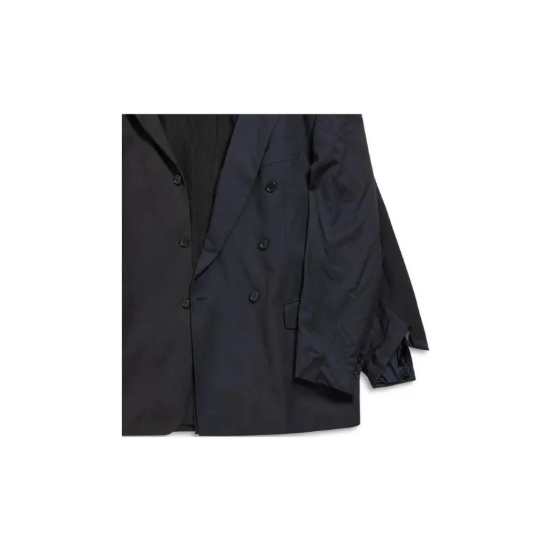 Balenciaga Jackets Coats Regular Unisex Coal Gray-5