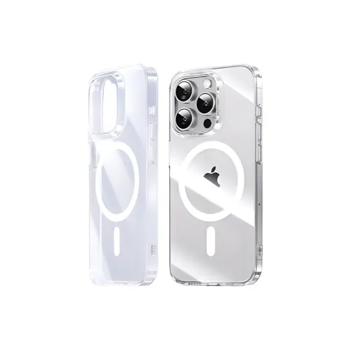 Flashing Demons PC Material Magnetic Fast Charging Phone Cases Compatibility IPhone Pro/Pro Max/Plus/14/15 Minimalist