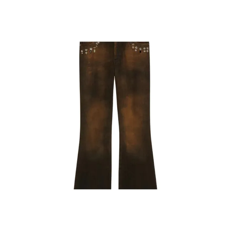 GUCCI Jeans Men Brown-4