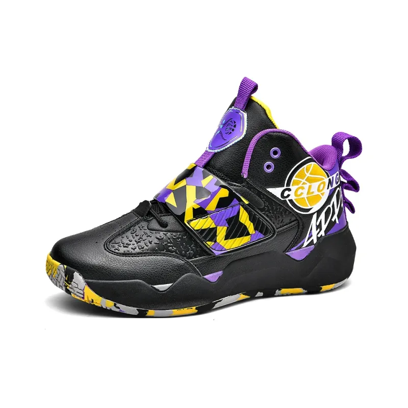 FIRS Kids Cushioning, Abrasion Resistant, And Resilient Properties Children's Basketball Shoes Teenagers-13