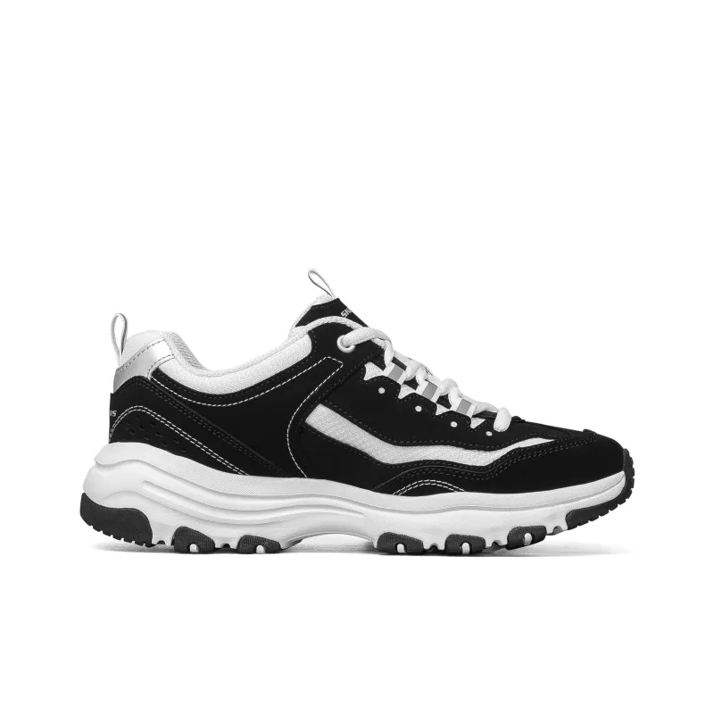 Skechers I Conik Low Gs Black/White Women's-6